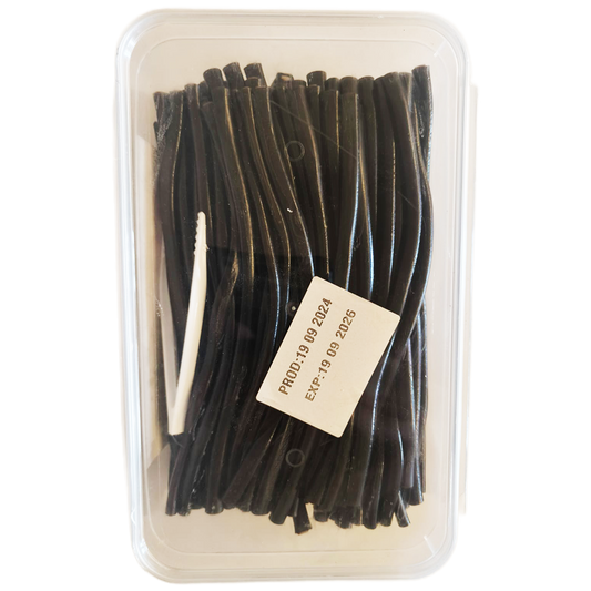 Jellopy Jellies: Black Licorice Filled Bites & Tubes - 1500g
