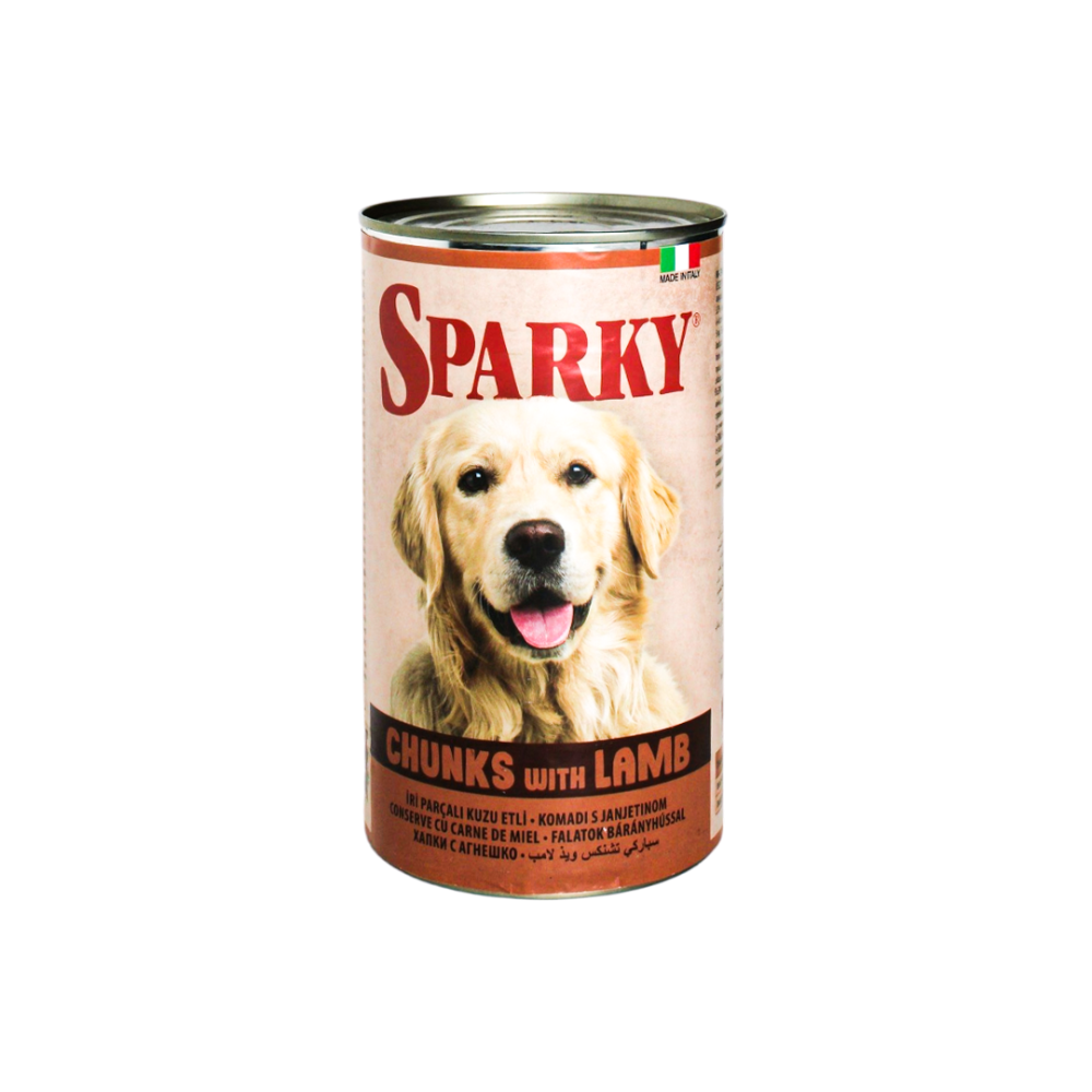 SPARKY Dog wet food Chunks for all breeds adult dogs