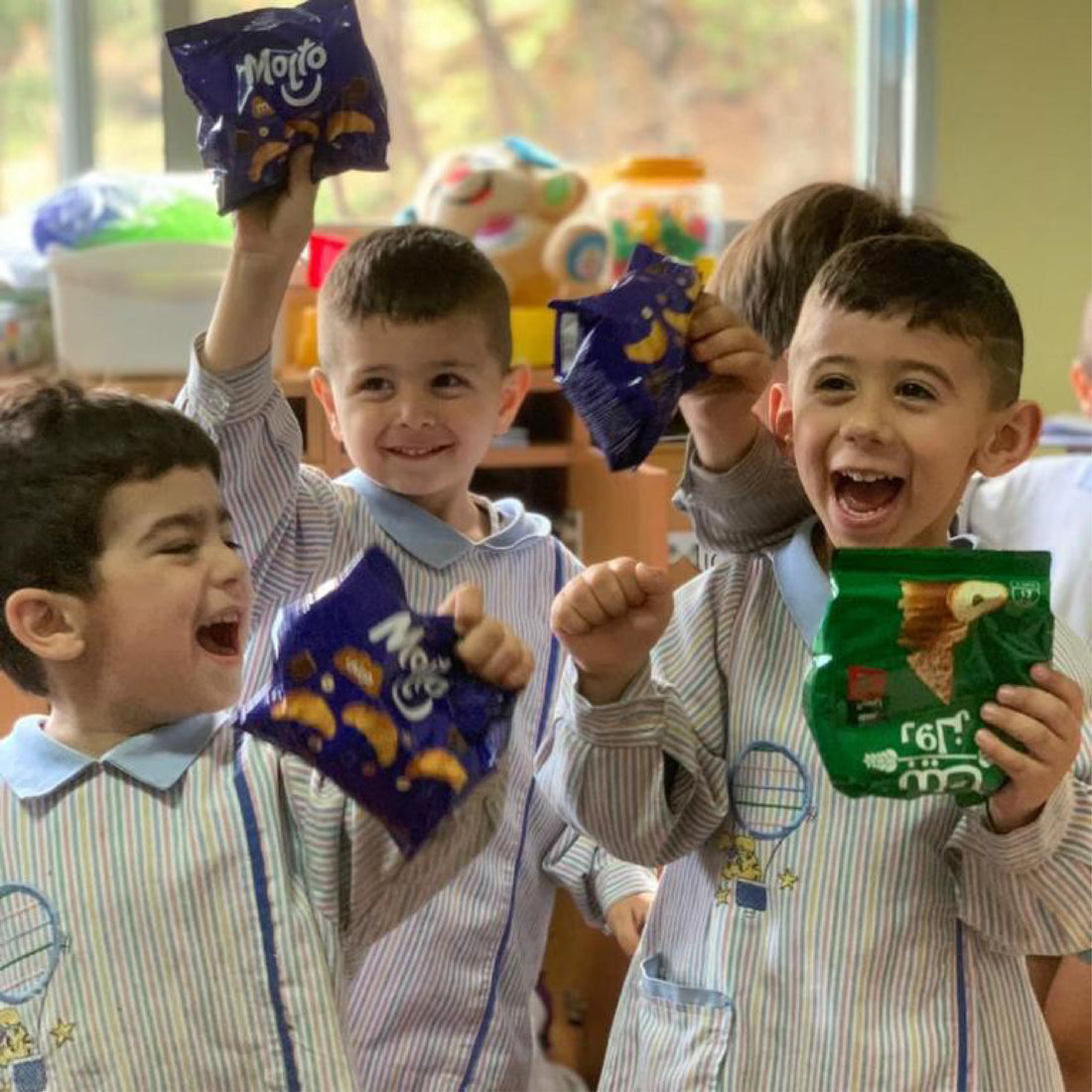 School visits by Molto and Bake Rolz, organized by Mtanos Trading, in collaboration with “Sarit 6” Aghani Aghani