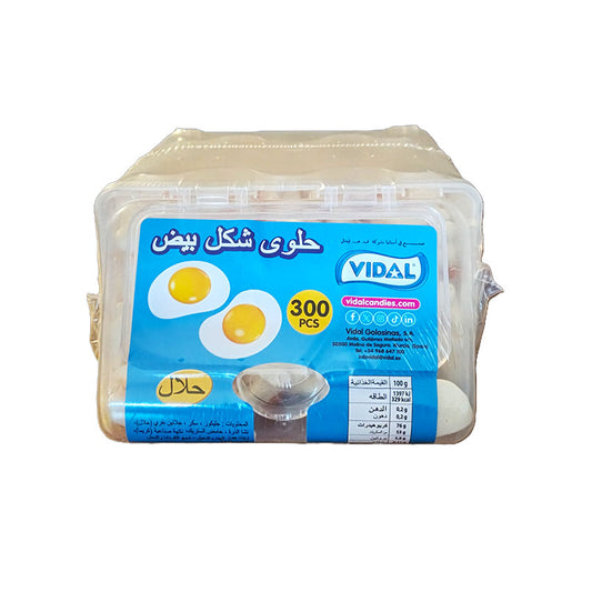 Vidal Jelly Fried Eggs Plastic 300pcs*6outer
