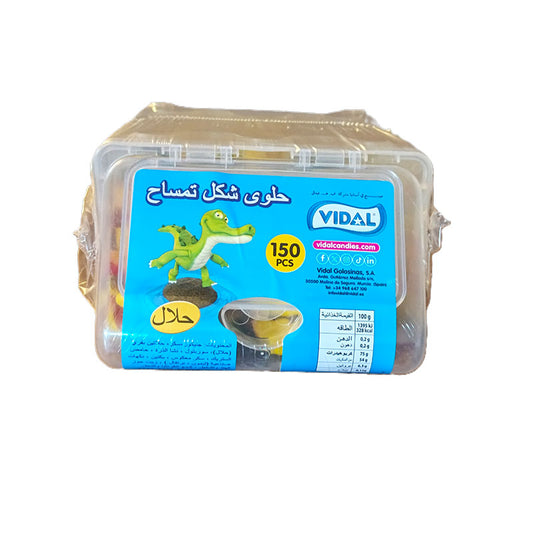 Vidal Jelly  Crocodiles Plastic 150pcs*6outer