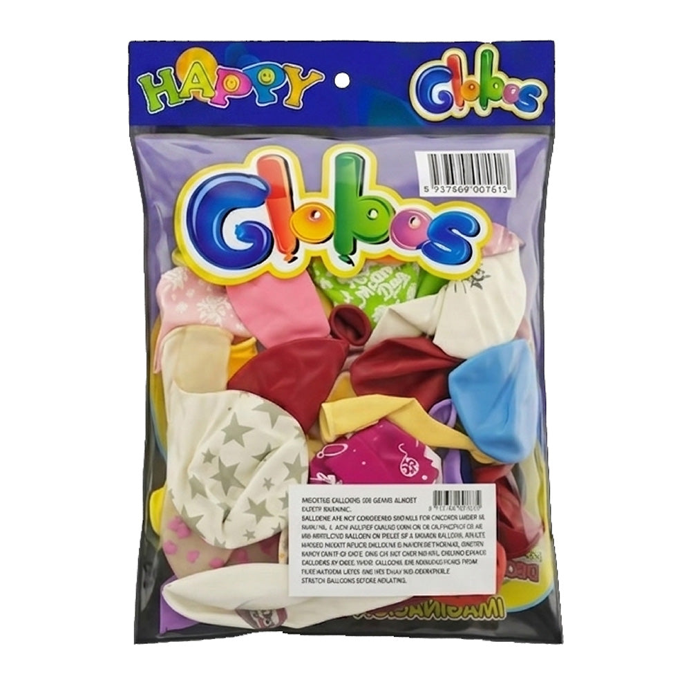 Happy Globos Party Balloon Collection (200g - 65 to 75 Ballon) - Deisgn 1
