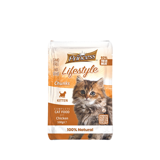 PRINCESS Lifestyle Chicken Chunks For Kittens