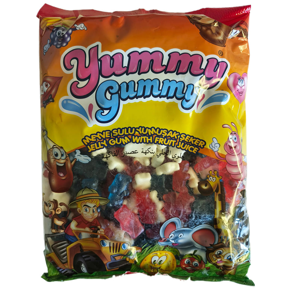 Yummy Gummy Jelly bag with fruit juice in different shapes (1kg)