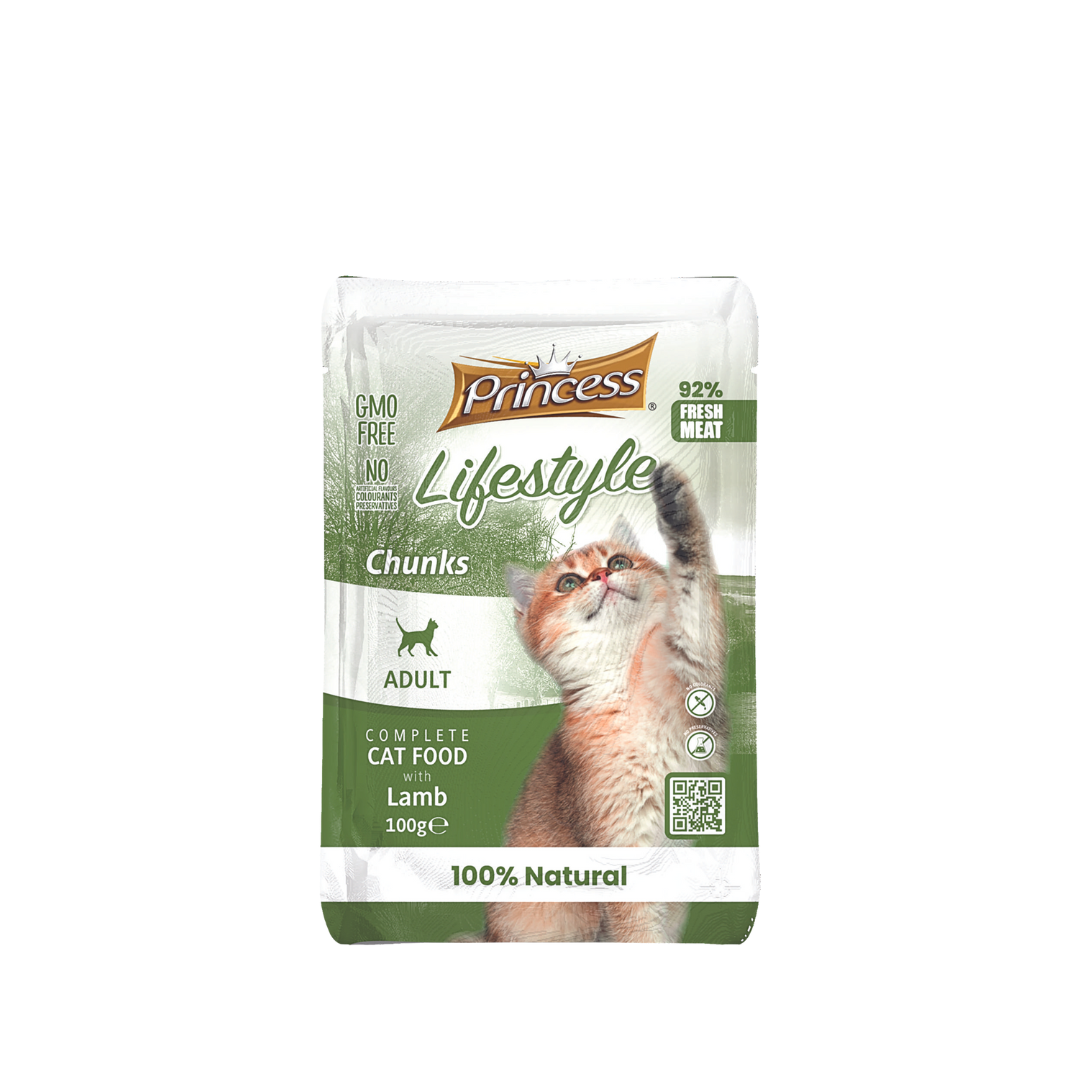PRINCESS Lifestyle Lamb Chunks For Cats