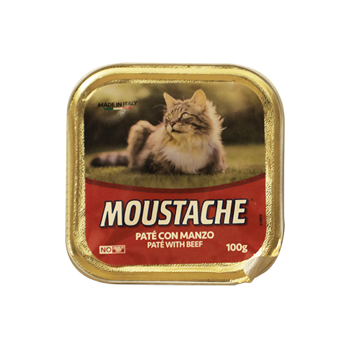 MOUSTACHE Paté with Beef for cats