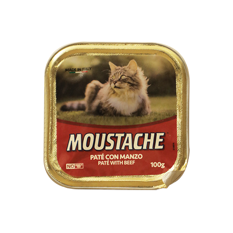 MOUSTACHE Paté with Beef for cats