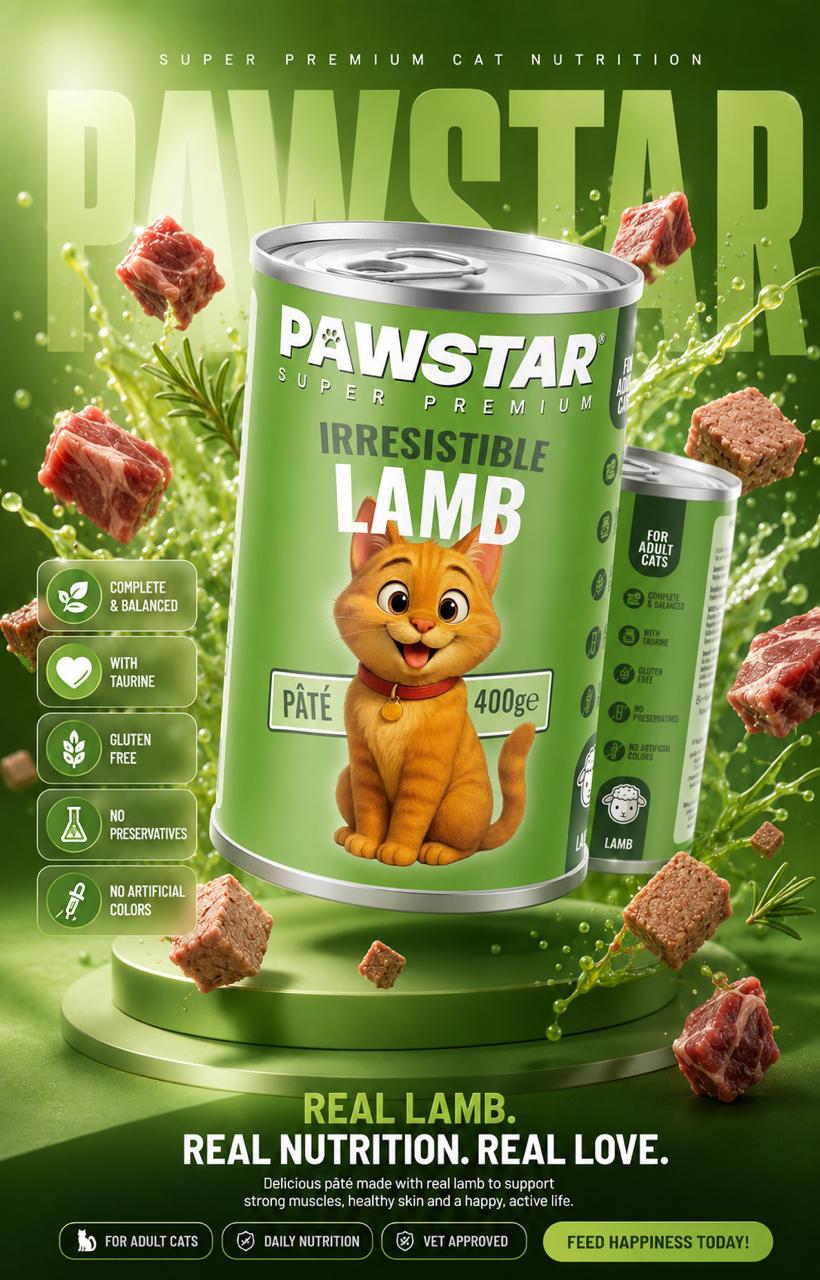 Pawstar - Premium pet nutrition made with real ingredients (400g)