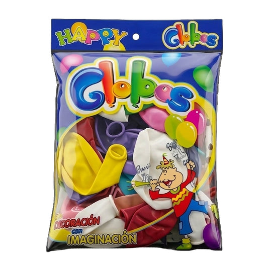 Happy Globos Party Balloon Collection (200g - 65 to 75 Ballon) - Deisgn 2