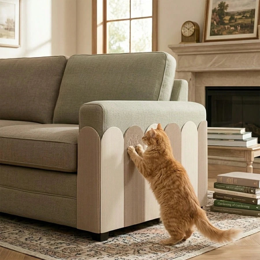 Self-Adhesive Cat Scratching Boards – Wall & Sofa Scratch Pads (Set of 2 pieces)