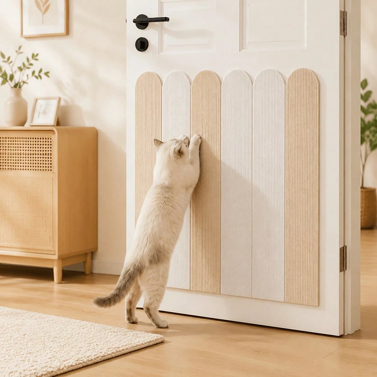Self-Adhesive Cat Scratching Boards – Wall & Sofa Scratch Pads (Set of 2 pieces)