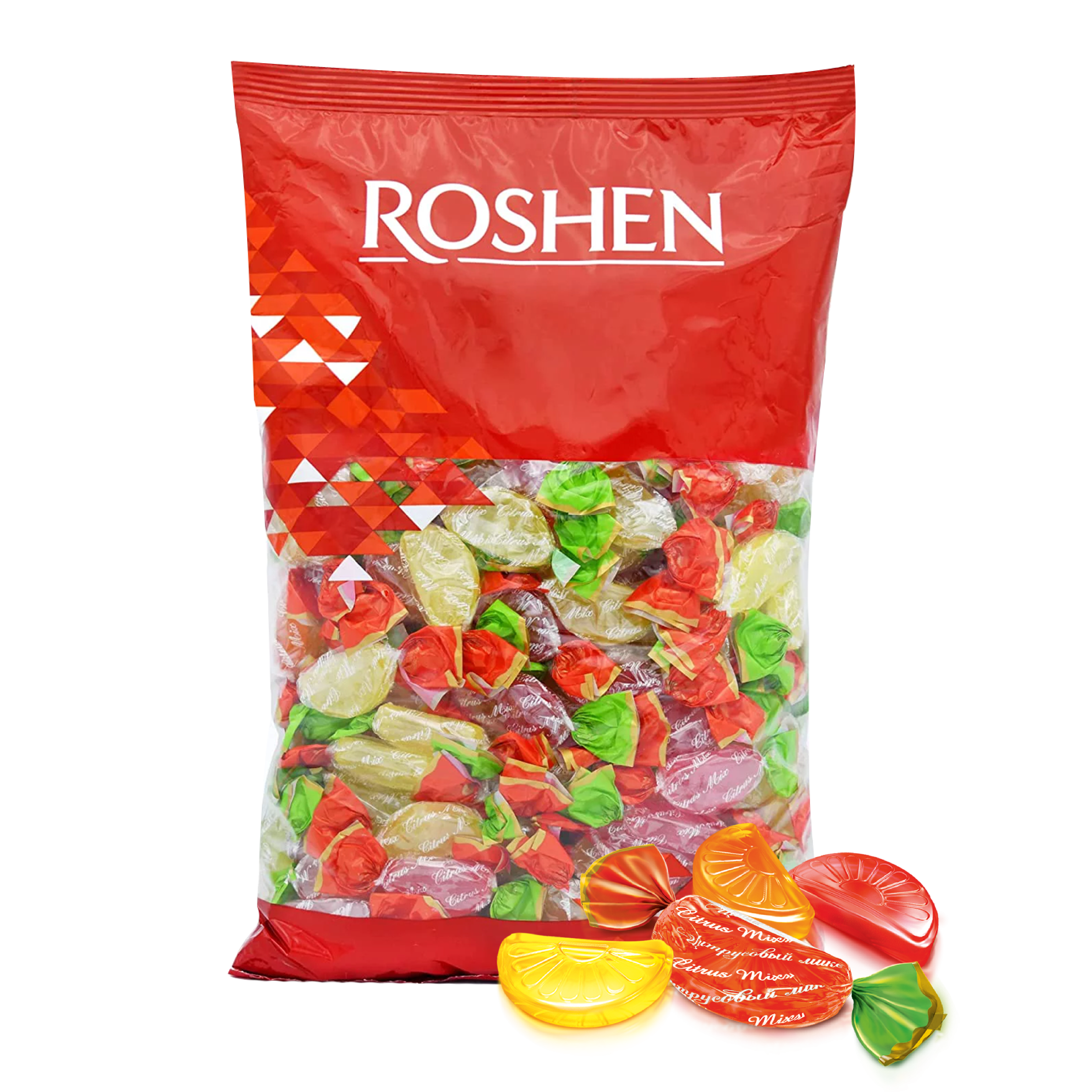 ROSHEN Citrus Mix Hard Candies infused with the refreshing juices (1kg)