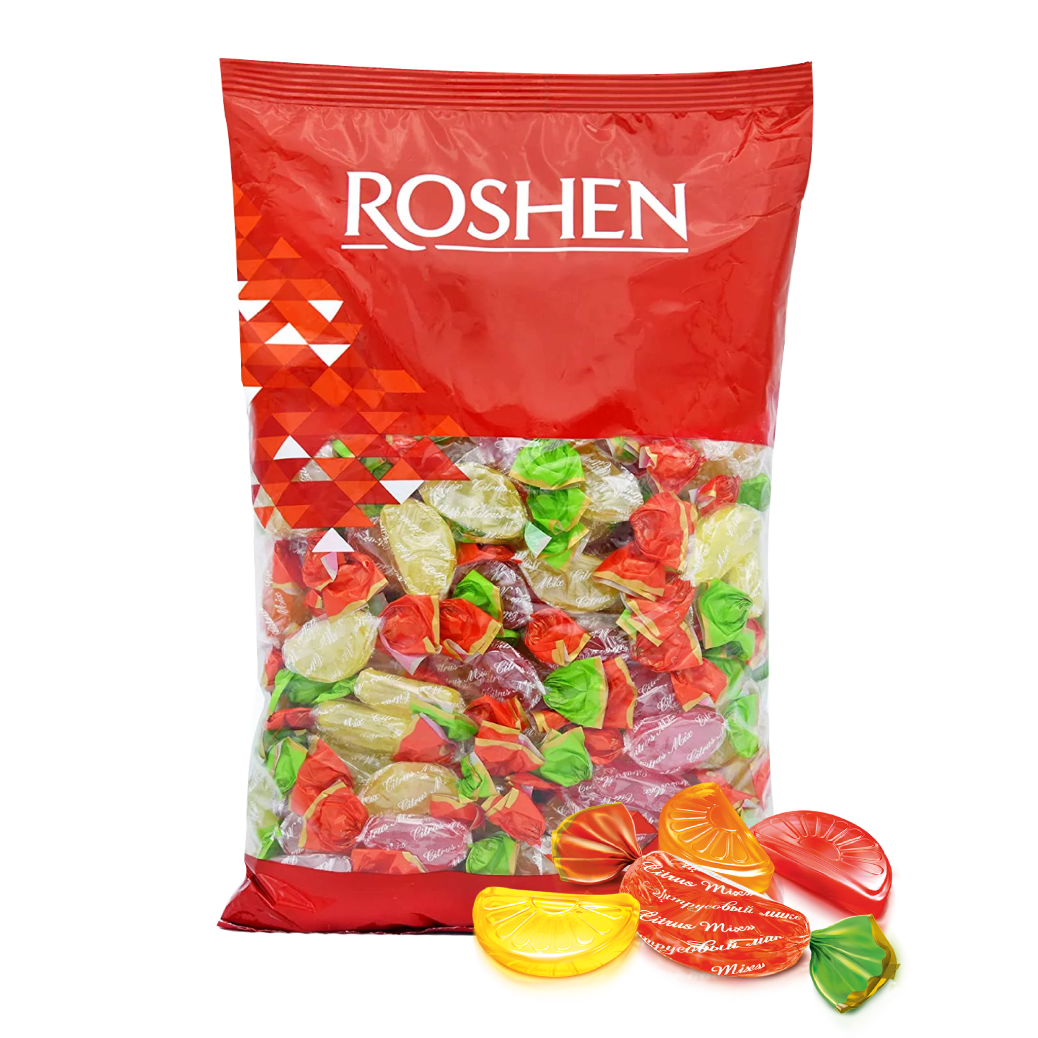 ROSHEN Citrus Mix Hard Candies infused with the refreshing juices (1kg)