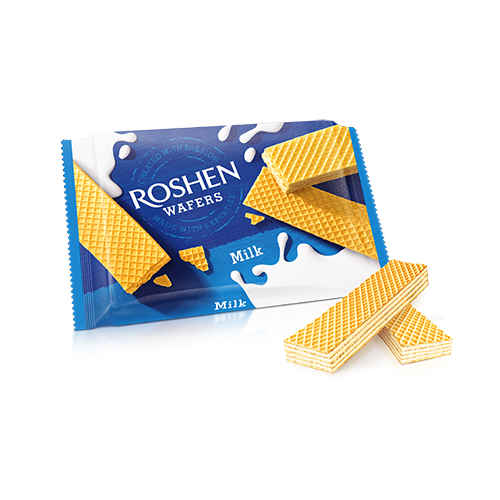 ROSHEN Wafers with milk filling (72g) - 22 Pieces per box