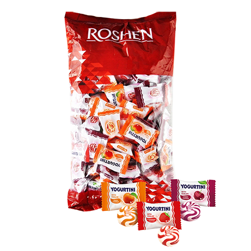 ROSHEN Yogurtini caramel candies with yogurt flavors (1kg)
