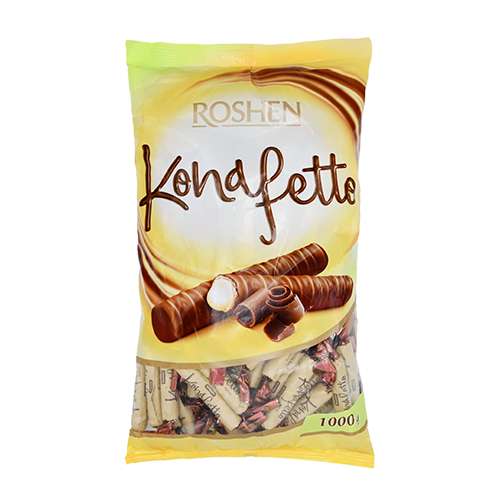 Roshen Konafetto Chocolate Wafer Roll with Condensed Milk (1kg)