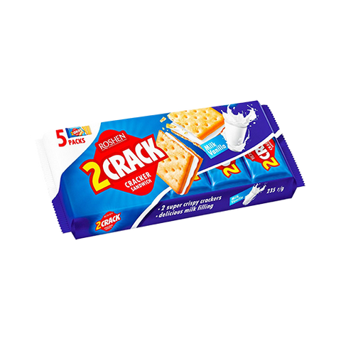 2 CRACK sandwich milk vanilla
