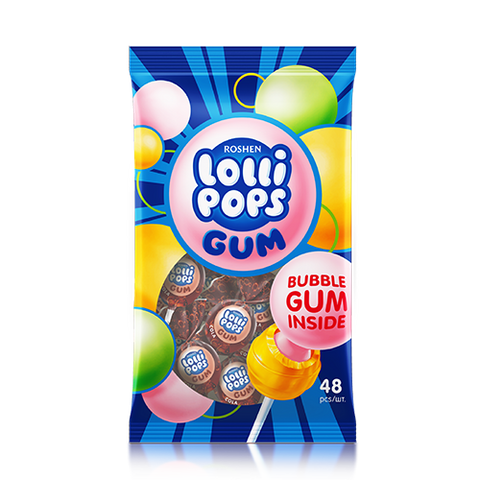 ROSHEN Lollipops bubble gum Cola