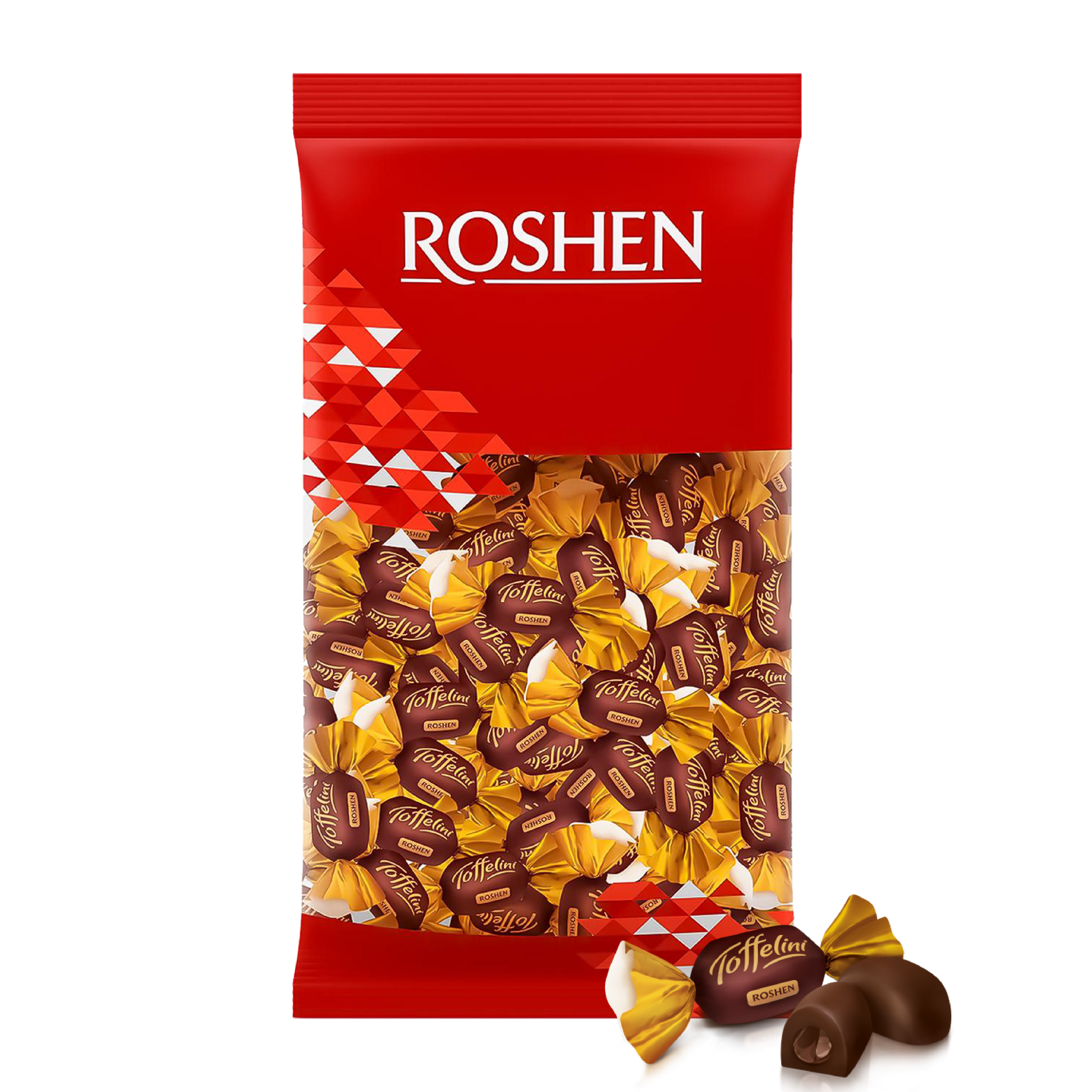 ROSHEN Toffelini Chocolate toffee with chocolate filling (1kg)