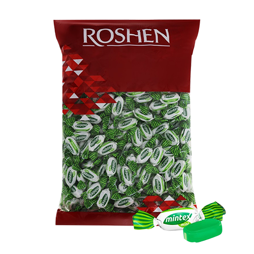 ROSHEN Mintex Candies with Mint Flavor Caramel (1kg)