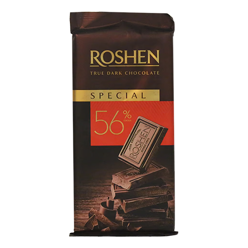 ROSHEN Tablet Dark Chocolate Bar Special 56%