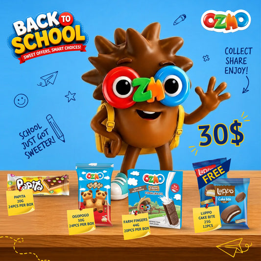 OZMO Back to School Bundle Offer - papita, ozmo and luppo