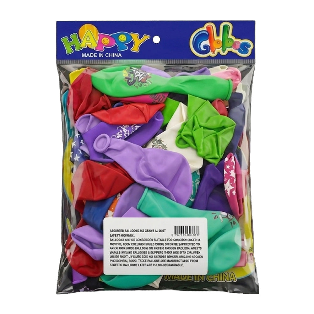 Happy Globos Party Balloon Collection (200g - 65 to 75 Ballon) - Deisgn 5