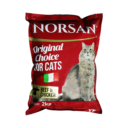 NORSAN Cat Dry Food Beef and Chicken
