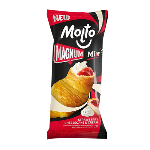 MOLTO Croissant MIX Strawberry cheesecake and cream