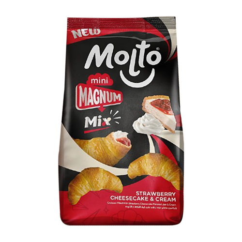 MOLTO mini Magnum mix Strawberry cheesecake and cream