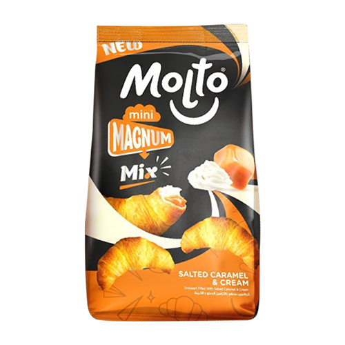 MOLTO mini Magnum mix salted caramel and cream