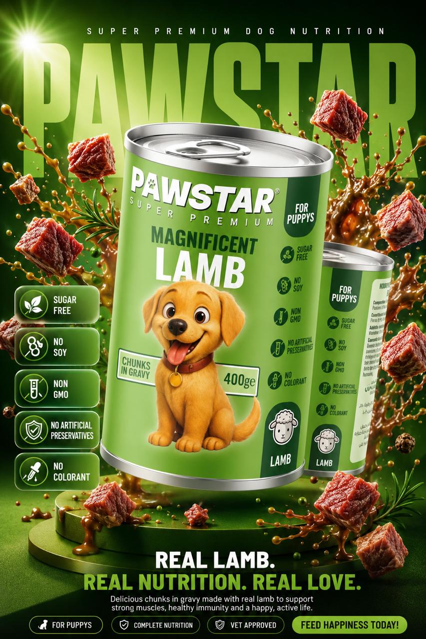 Pawstar - Premium pet nutrition made with real ingredients (400g)