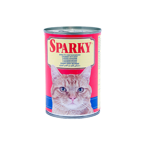 SPARKY Cat Chunks with Beef