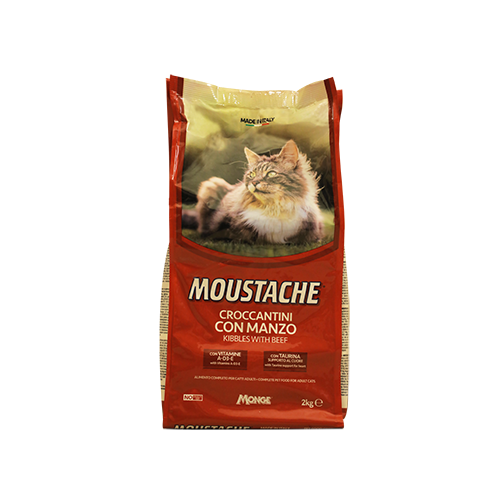 MOUSTACHE Kibbles with Beef for cats