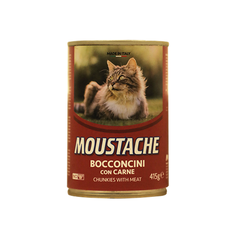 MOUSTACHE Chunkies with Meat for cats