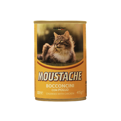 MOUSTACHE Chunkies with Chicken for cats