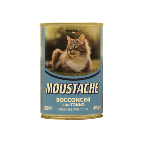 MOUSTACHE Chunkies with Tuna for cats