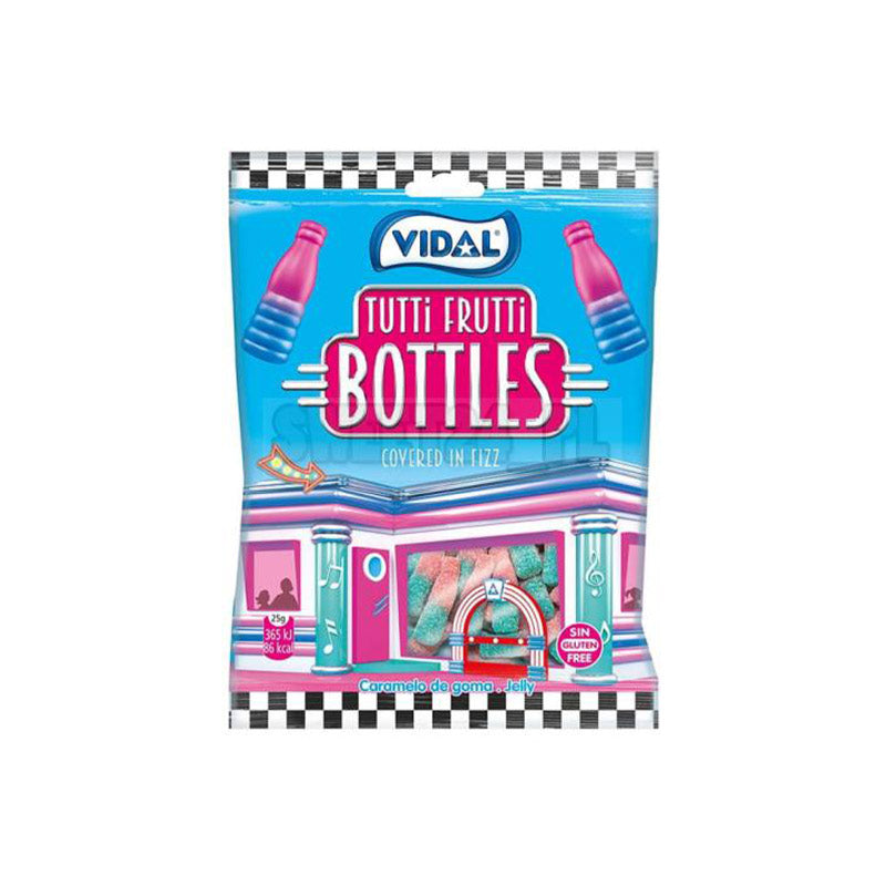 vidal jelly tutti frutti bottles 90grs