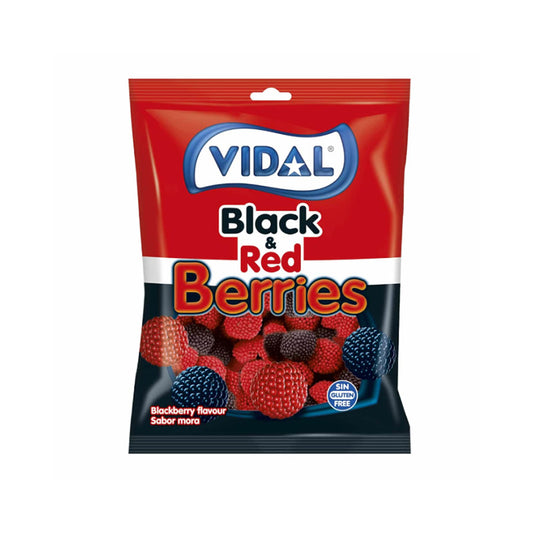 Vidal jelly black & berries 90gx14pcs