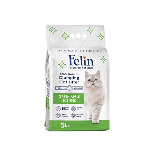 FELIN Cat Litter Green Apple Scented
