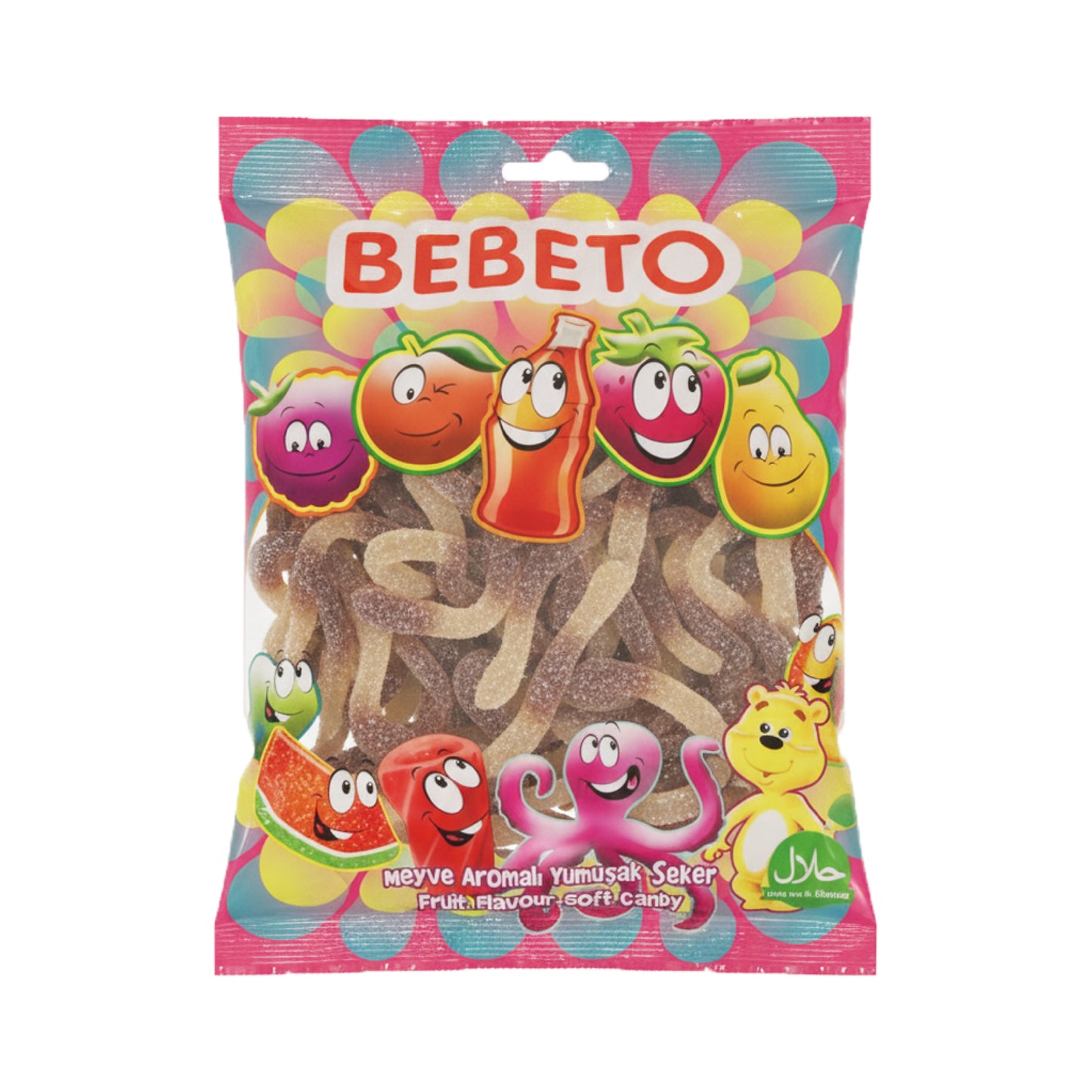 BEBETO Sour Cola Snakes