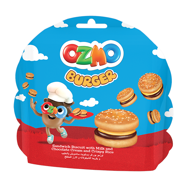 OZMO Burger Sandwich Biscuit (40g) - 12 Pieces per box