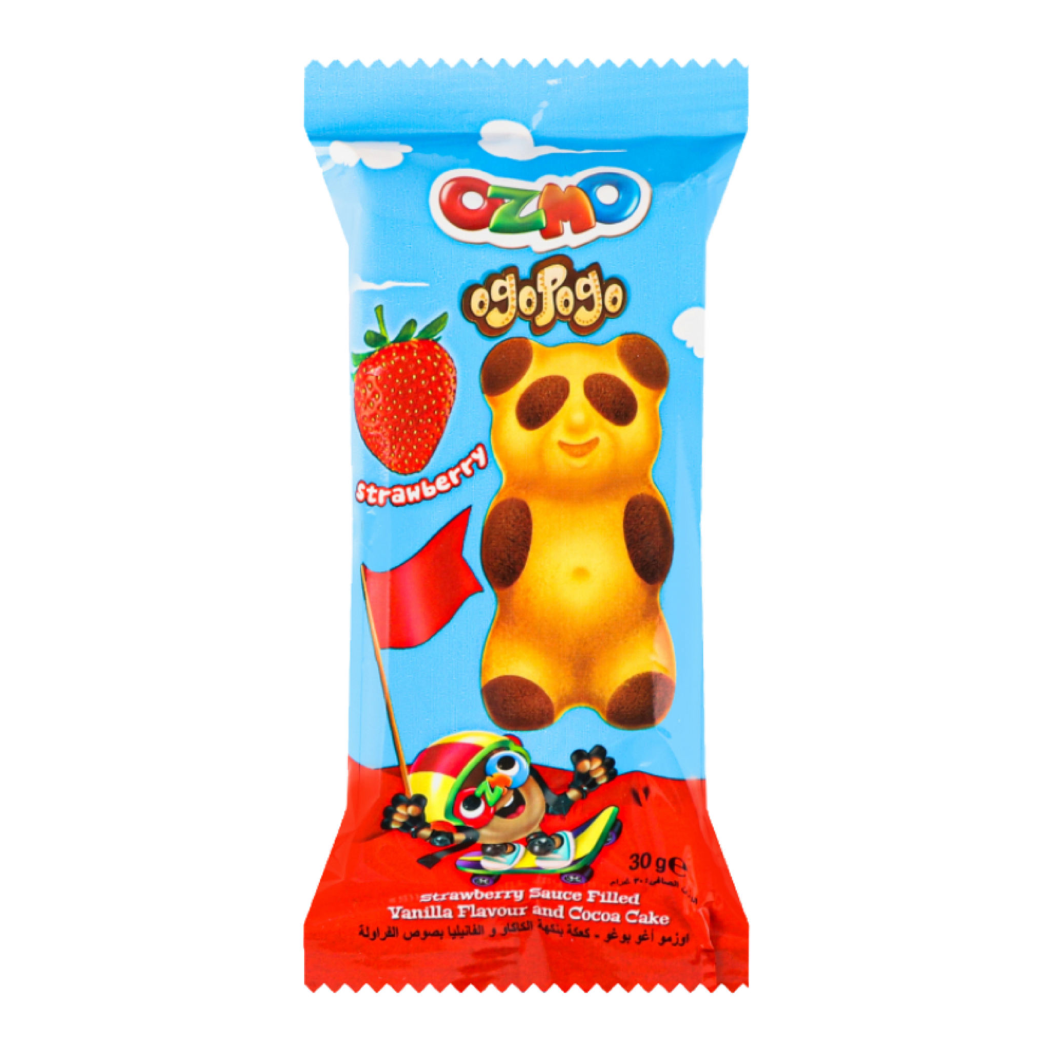 OZMO Ogopogo Cake with cocoa (30g) - 24 Pieces per box