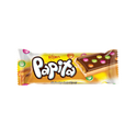 PAPITA crispy biscuit coated in chocolate, filled in flavored cream and decorated with colorful candies (33g) - 24 Pieces per box