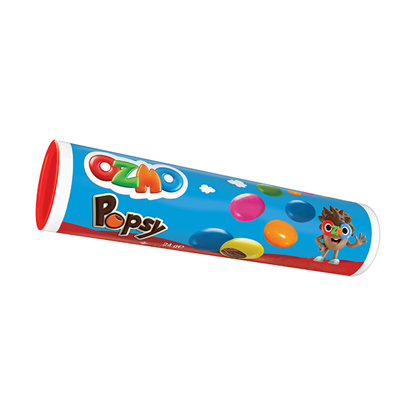 OZMO Popsy with soft chocolate filling (27g) - 24 Pieces per box