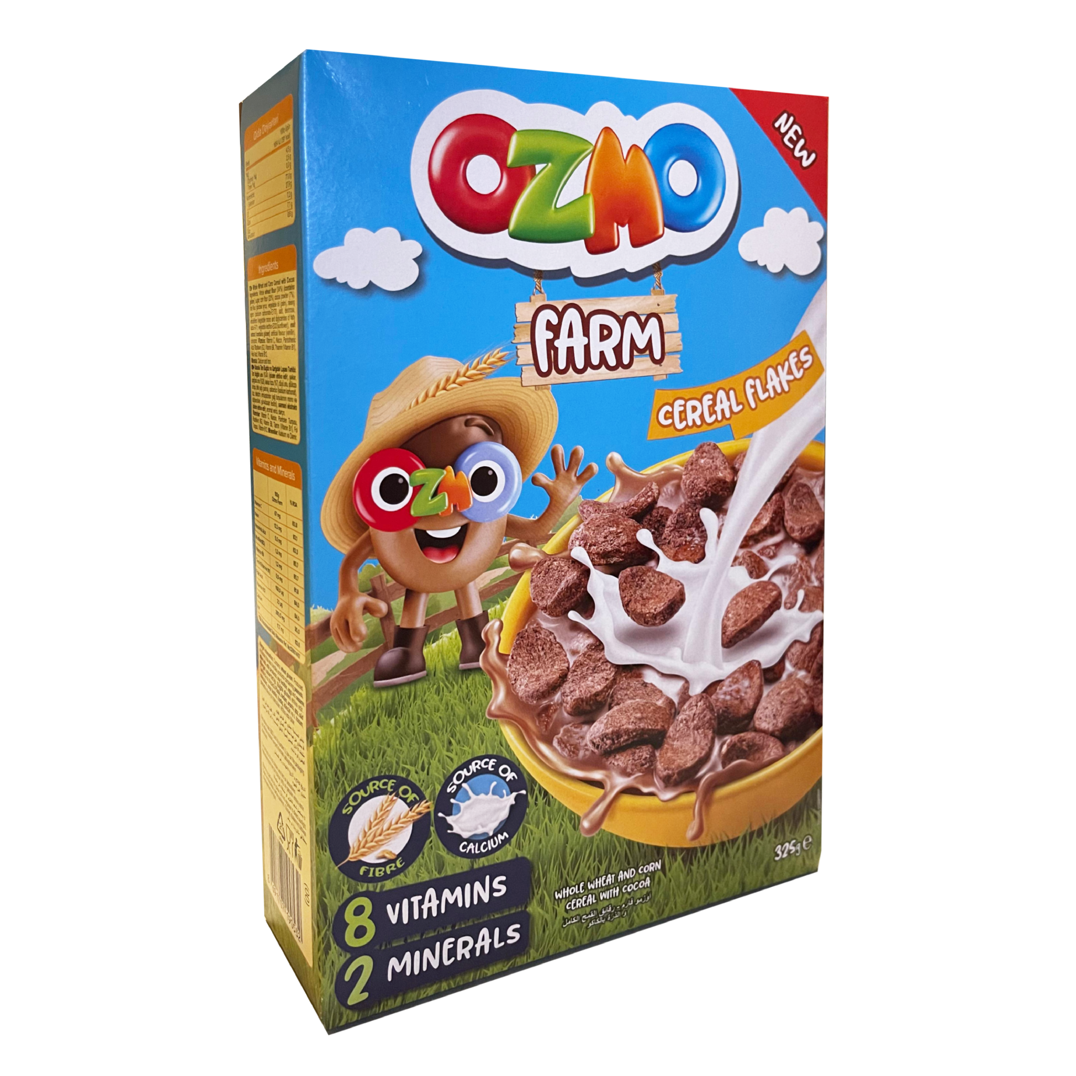 OZMO Farm Cereal Flakes with cocoa (325g)
