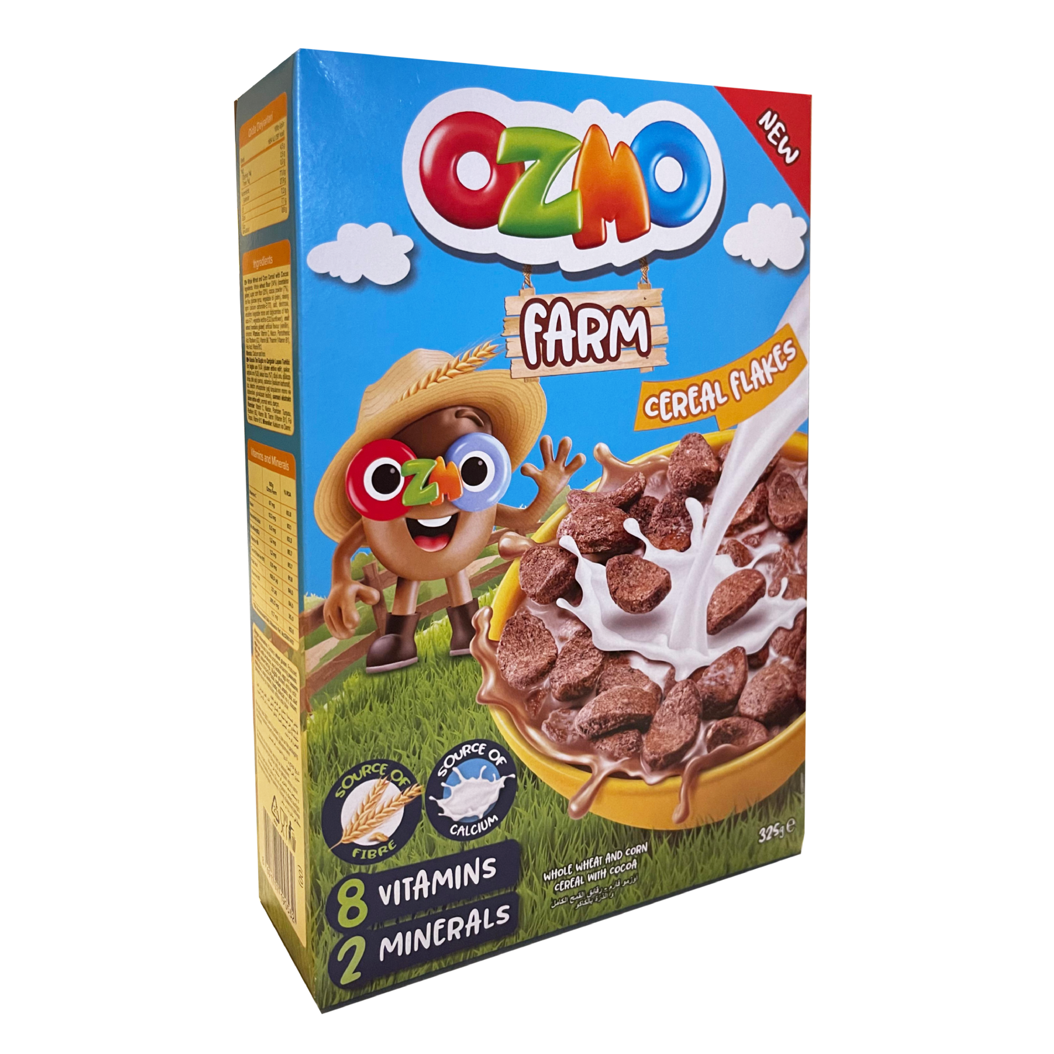 OZMO Farm Cereal Flakes with cocoa (325g)