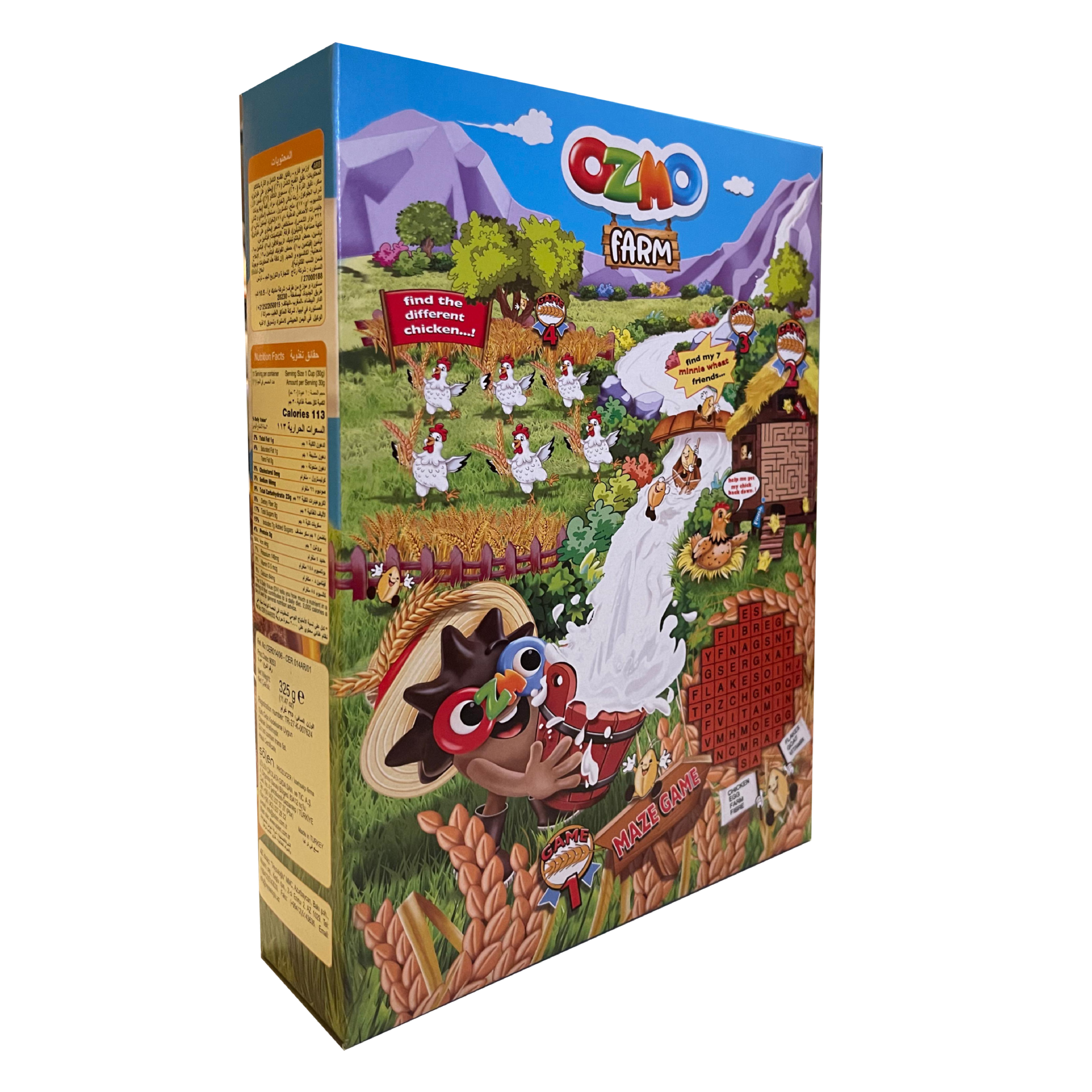 OZMO Farm Cereal Flakes with cocoa (325g)