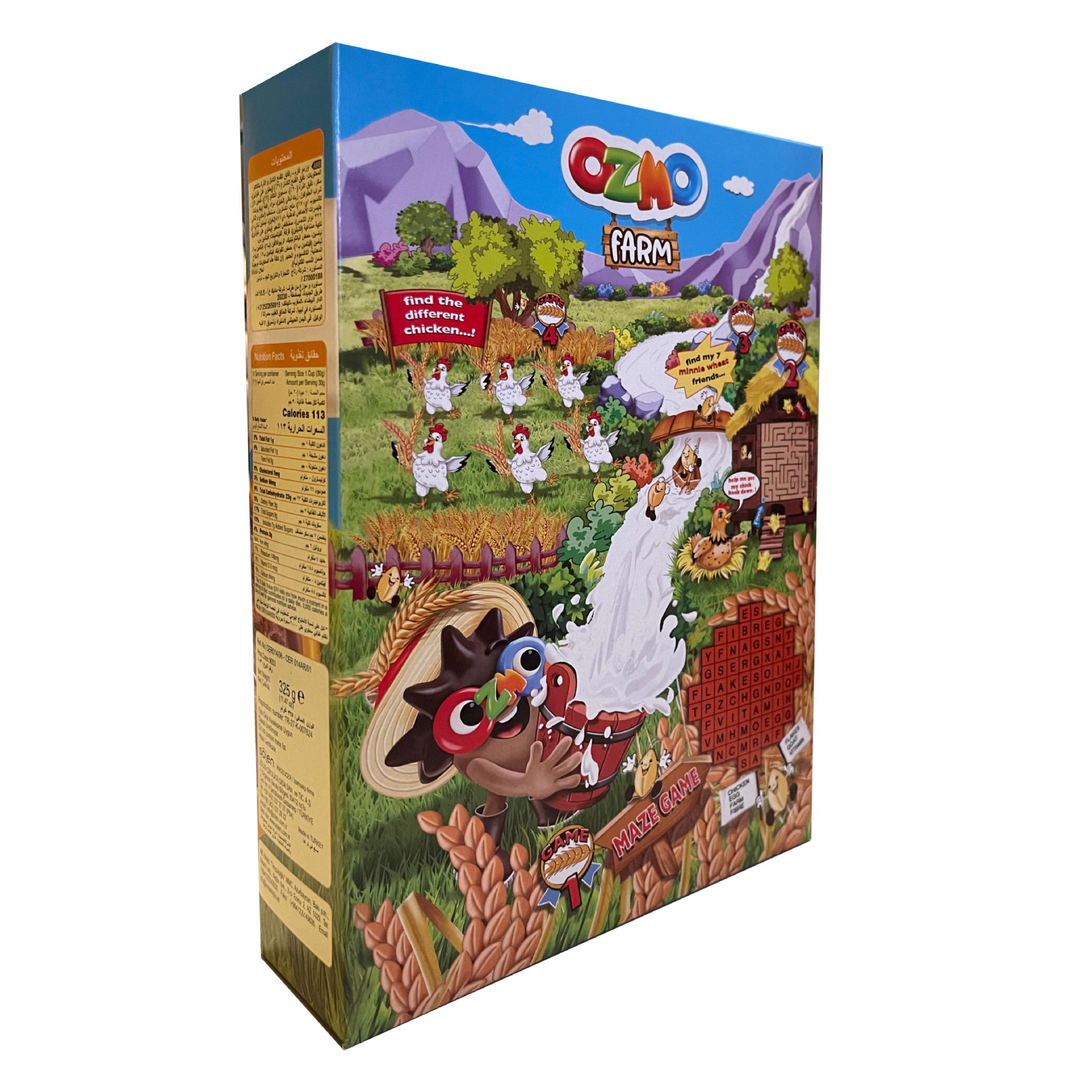 OZMO Farm Cereal Flakes with cocoa (325g)