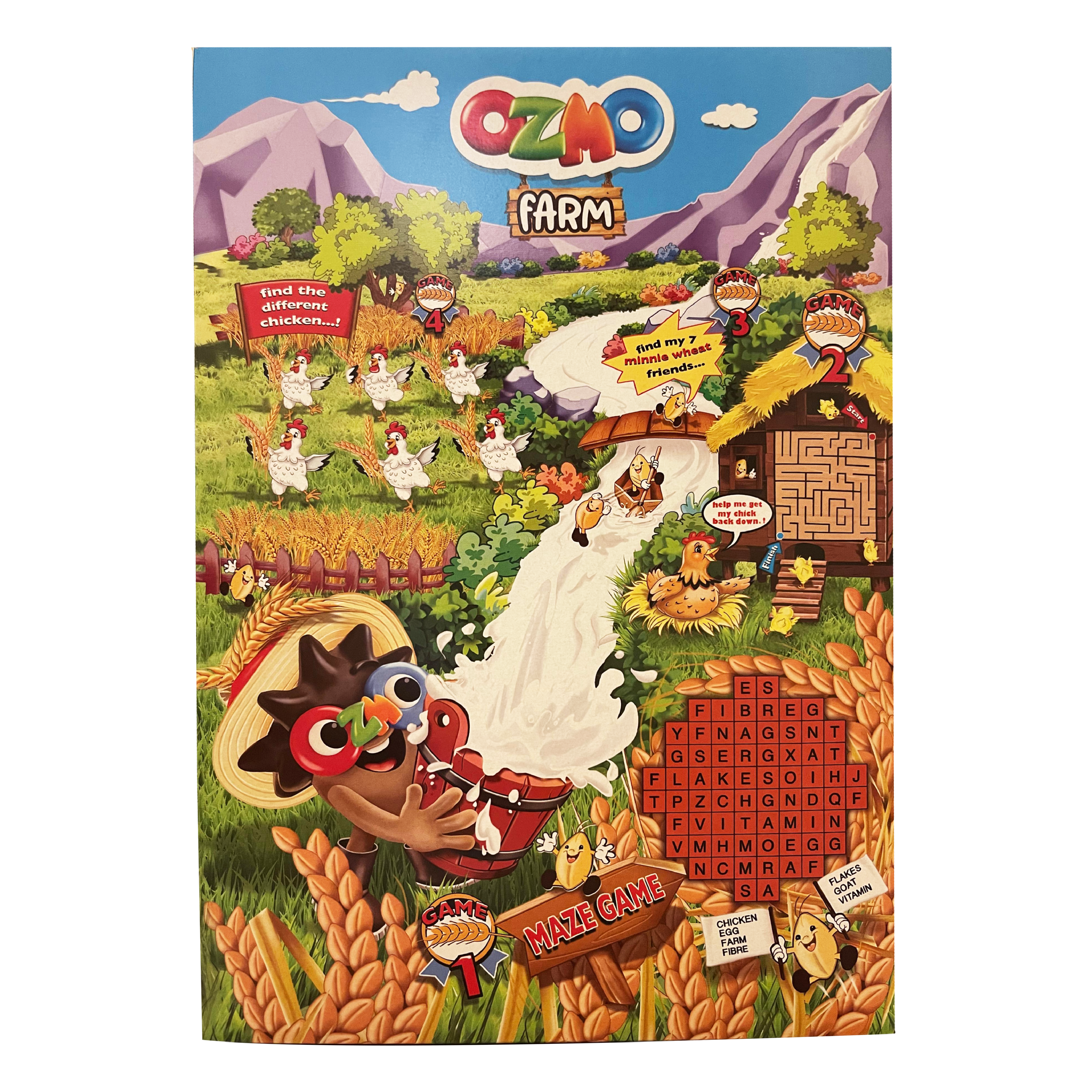 OZMO Farm Cereal Flakes with cocoa (325g)